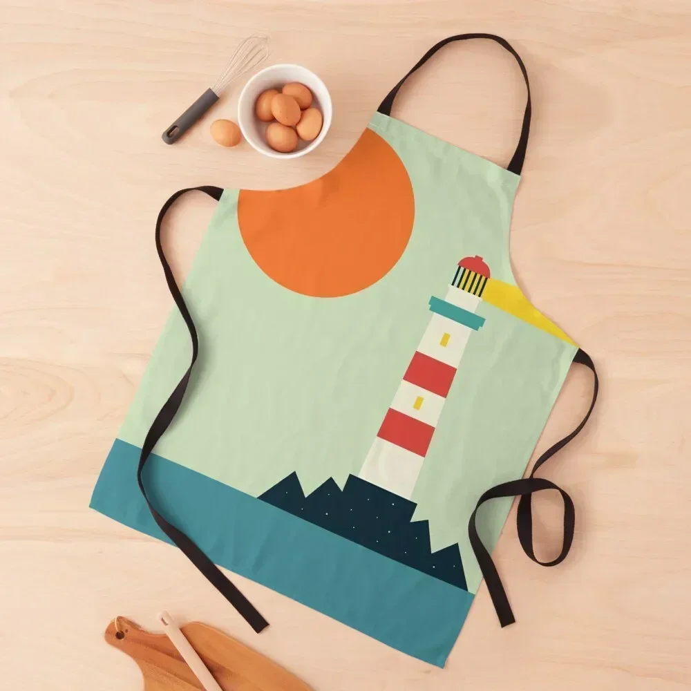 

Lighthouse Apron work gowns for women cleaning Useful Things For Kitchen christmas 2025 Christmas gift Apron