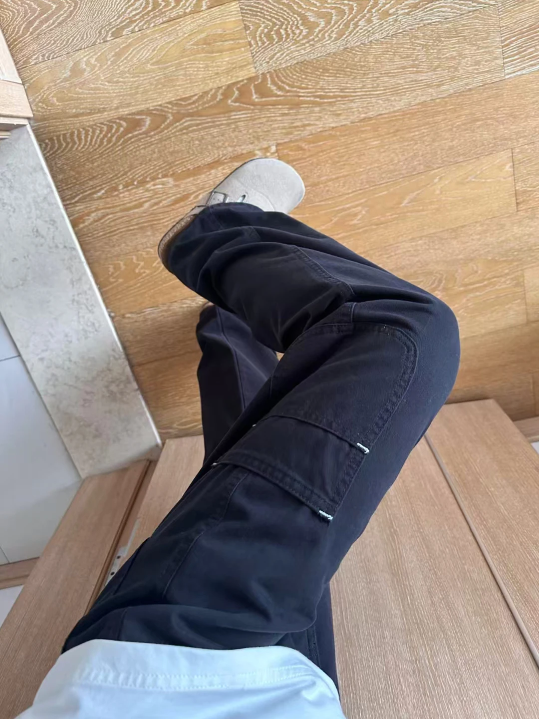 

Bla Men's Logging Work Pants Outdoor Hiking Mountain Climbing Straight Leg Retro Waed Casual Trousers Autumn Season