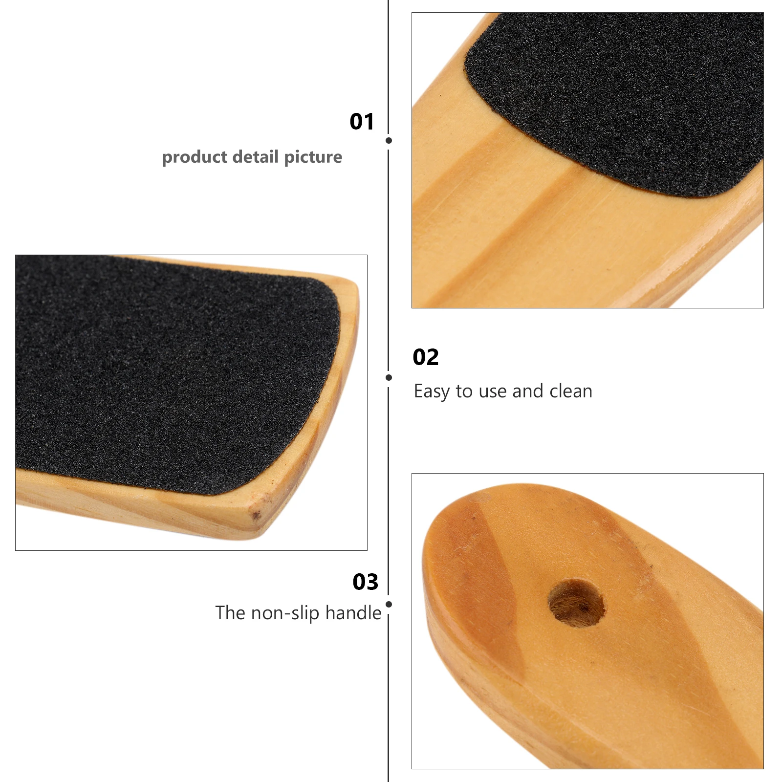 

Grasp The Skin-finished Foot-finished File Pedicure Tools Callus Remover Feet Care Bamboo