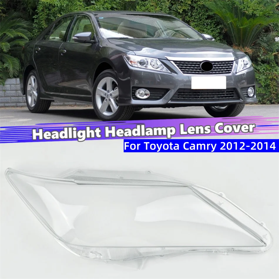 For Toyota Camry 2012 2013 2014 Car Gadgets Shade Headlight Headlight Rubber Cover Car Front Headlight Lens Cover Lights Shell