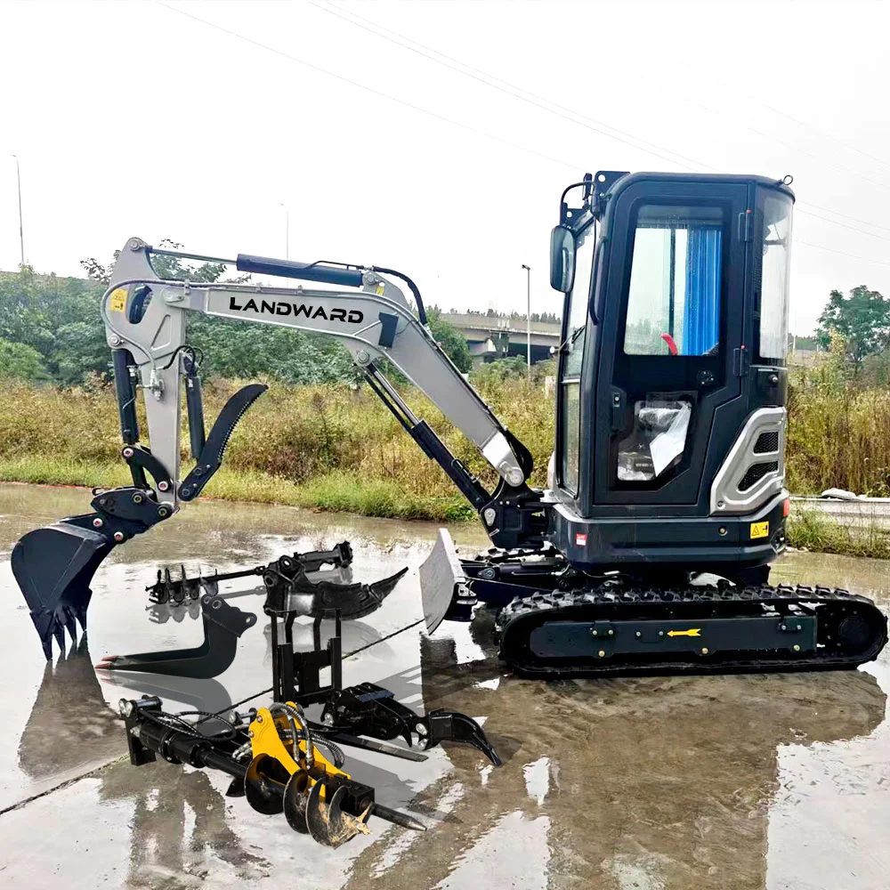 China Top Excavator 2.5 Tons Yanmar Engine Excavator Euro 5 EPA Construction Small Excavator 3.5 Tons Mini Excavator Customized