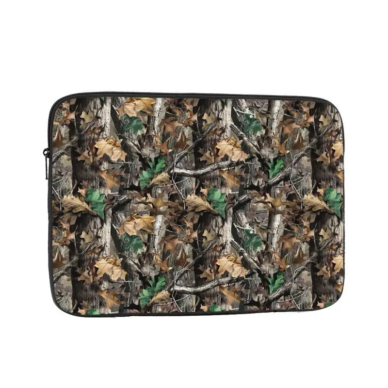 Outdoor Hunting Tree Camo Laptop Sleeve Bag Portable Waterproof Business Briefcase Protective Case for Ultrabook Notebook Tablet