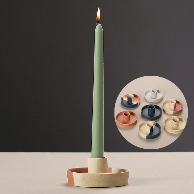 Fine Nordic handmade ceramic aromatherapy candle holder wholesale vegetable burning home decoration desktop decoration