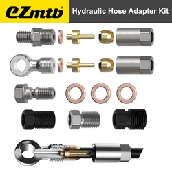 Ezmtb Bicycle Hydraulic Disc Brake Tubing Set Olive Head Connector for Shimano BH90 MAGURA SRAM Avid HOPE Bicycle Brake Hose Kit