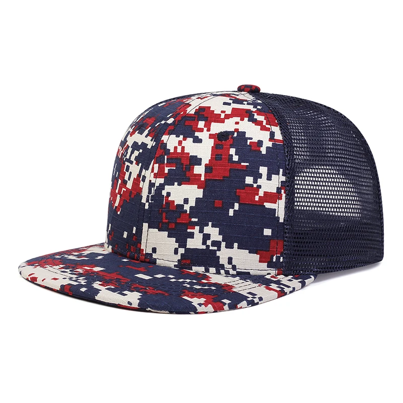 2024 New Fashion Men Women Baseball Caps Hip Hop Sports Casual Trucker Caps Camouflage Grid Snapback Hat Outdoor Sun Hats