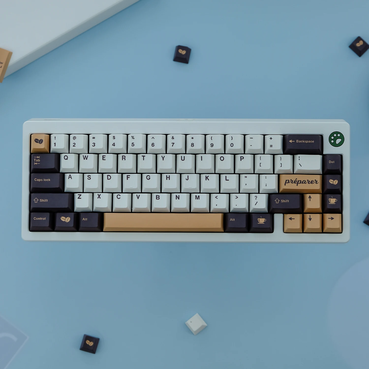 

KYOMOT 128 Keys Coffee Keycap PBT Dye Sub Cherry Profile Keycaps for MX Switch Custom 60%/65%/75%/87% DIY Mechanical Keyboard