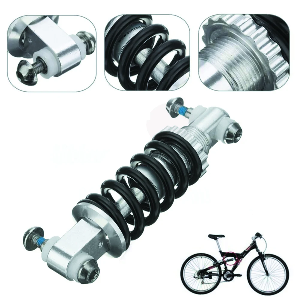 MTB Rear Suspension Damper Spring Shock Absorber 125mm 450LBS/In Stainless Steel Bicycle Spring Shock Bike Accessories Wholesale