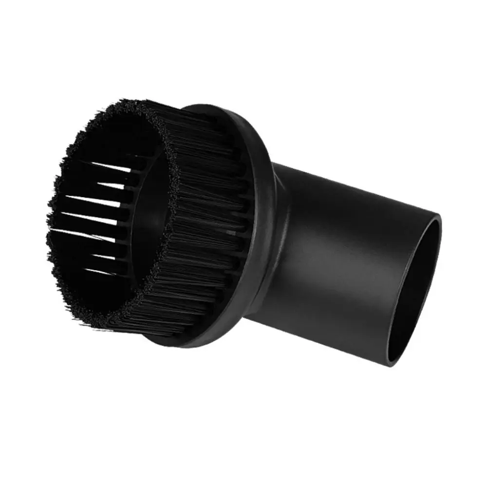 Cavalo Cabelo Escova Redonda para Carro Espanar, Escova De Limpeza, Tubos De Extensão, Molhados E Secos, Preto, Universal, 44 mm