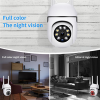 Outdoor Security Cameras, 2.4GHz WiFi Cameras for Home Security, 1080P Dome Surveillance Cameras 360° View, 2-Way Audio YDH