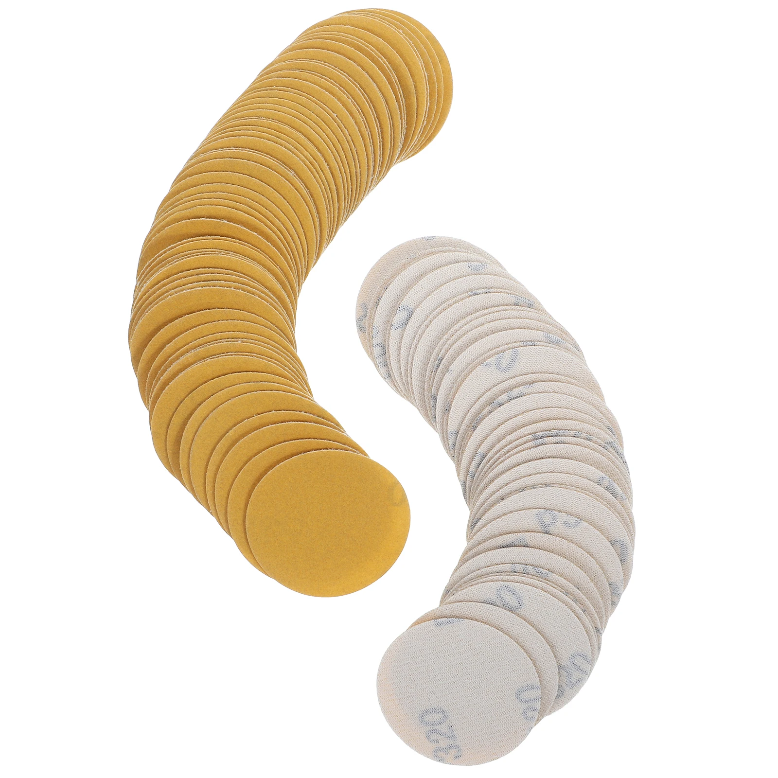 

100pcs Yellow Backing S paper Self Adhesive Discs for Wood Metal Drywall S Polishing Tools Versatile craftsmen