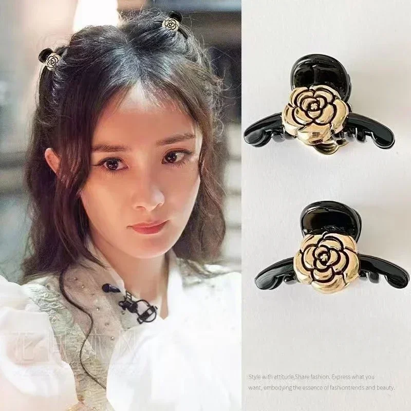 Kawaii Cute Bow Broken Hair Side Clip Bangs Clip Small Rose Flower Hair Claw Sweet Princess Headwear Headdress Hair Accessories