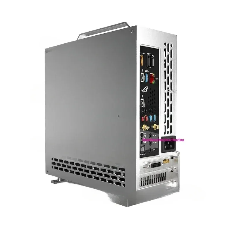 Spot Lzmod Mini A24-V5 2.0 Dual Slot Single Display 1U Power Supply ITX Chassis with Double-Sided Chamfering