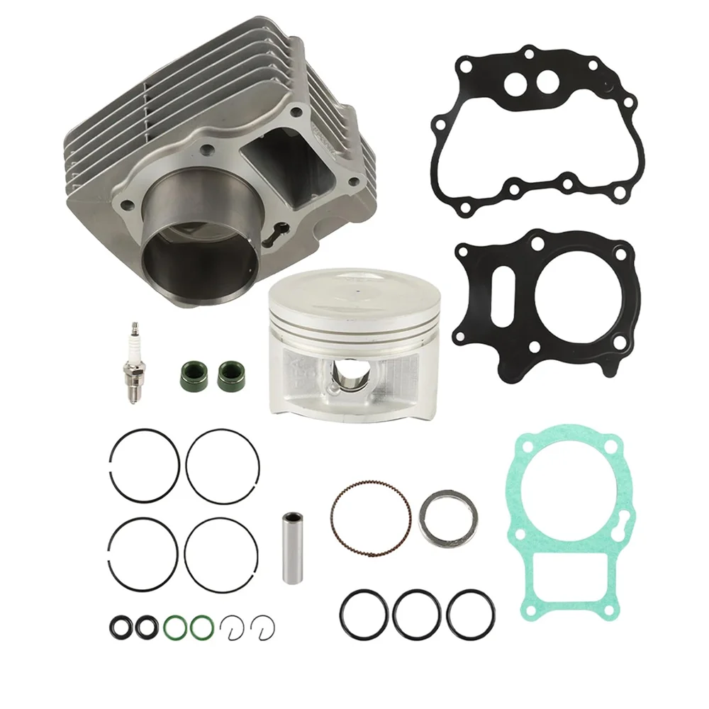 STD 68.5mm motor Cylinder Piston Gasket Rebuild Overhaul Kit for 1997-2022 Honda Recon 250CC Sportrax TRX250X ATV 12100-HN6-000