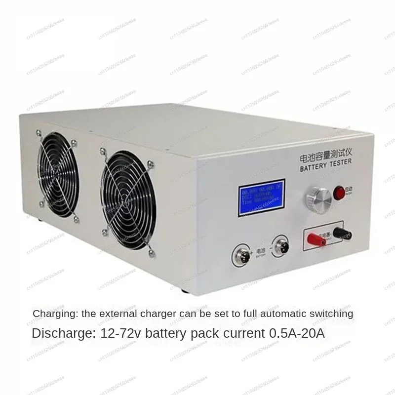 12-72V 20A Universal Battery Tester – Intelligent Charging & Discharging Analyzer for Lead Acid & Lithium, 100-240V