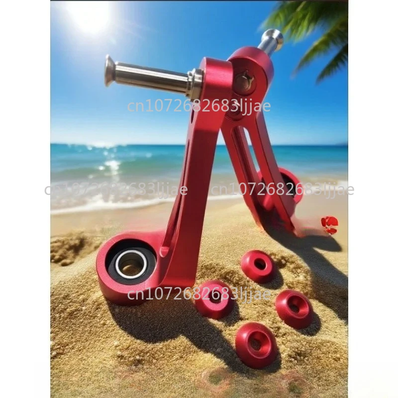 Wheelchair Front Fork with Titanium Alloy Axle 4 Inch 5 Inch Wheel Use Aluminum