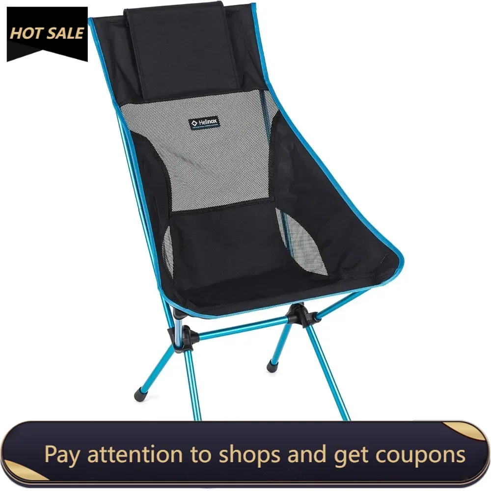 

Sunset Chair Lightweight, High-Back, Compact, Collapsible Camping Chair Freight free