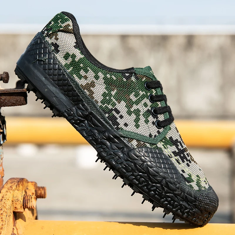 Men's Shoes Camouflage Sports Shoe Breathable Anti Slip Outdoor Hiking Shoes Green Summer 2026 Designer Shoes Train Elegant