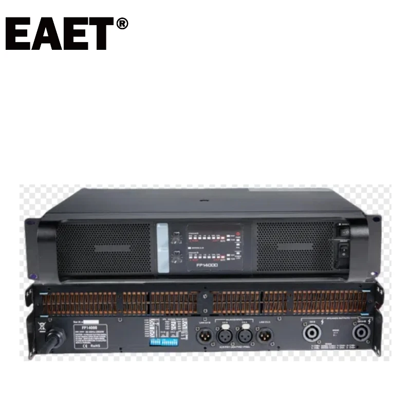 FP14000  Dj Sound System  2 Channel 14000 Watt Professional Audio Power Amplifier Class-TD