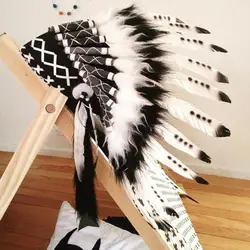 Special Hat Synthetic Durable Headwear Synthetic Feather Native American Indian Headdress