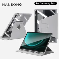 Case Fit Samsung Galaxy Tablet Case for S9 FE S6 lite Tab A9 A8 S7 S8 S9 and Plus FE Smart Auto Sleep Wake Function Acrylic Case