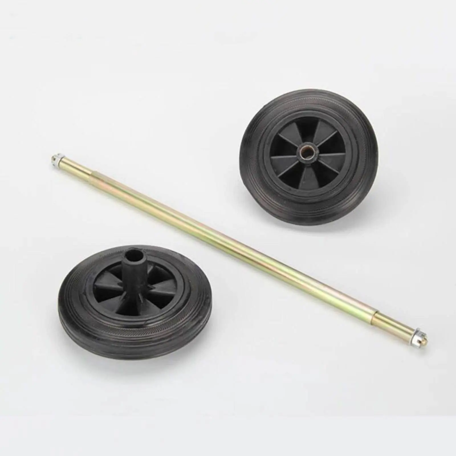Rubbish Bin Axle Wheel Iron Axle-and-Wheel Garbage Bin Wheel Trash Can Wheels Replacement Kit Thickened Trash Can Pulley Wheels