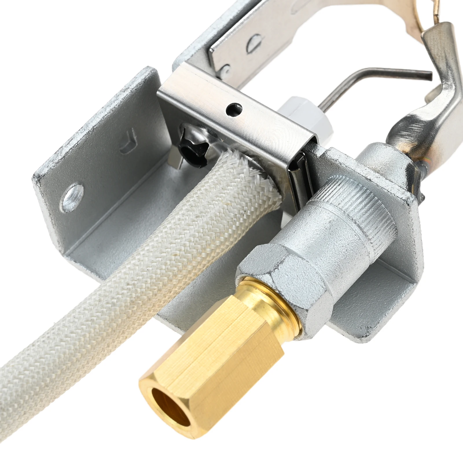 1Set 002003F Pilot Valve System Burner Ignitors Assembly With Spare LP Nozzle Compatible with Raypack Pool Spa R185 R185A R185B