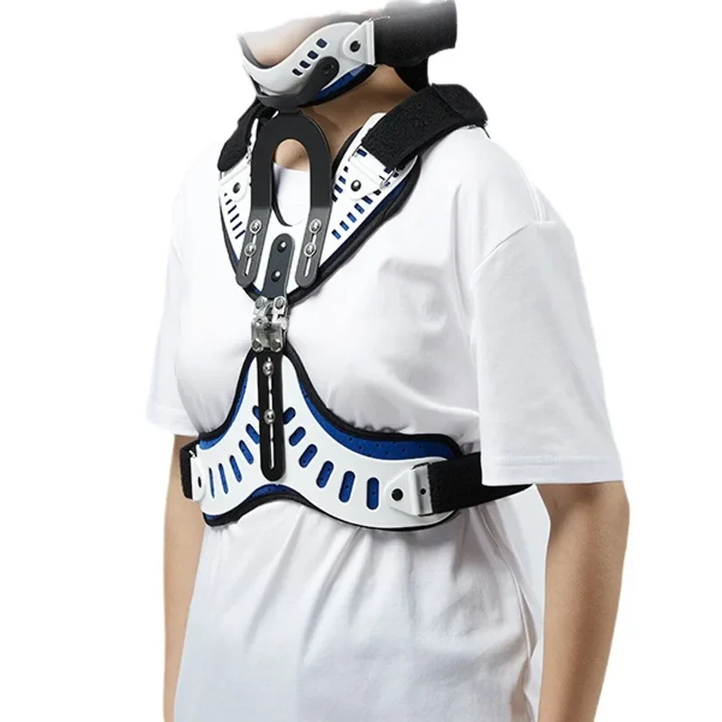 

Special head, neck and chest fixed cervical brace sports adjustable thoracic spine bracket rehabilitation protective gear