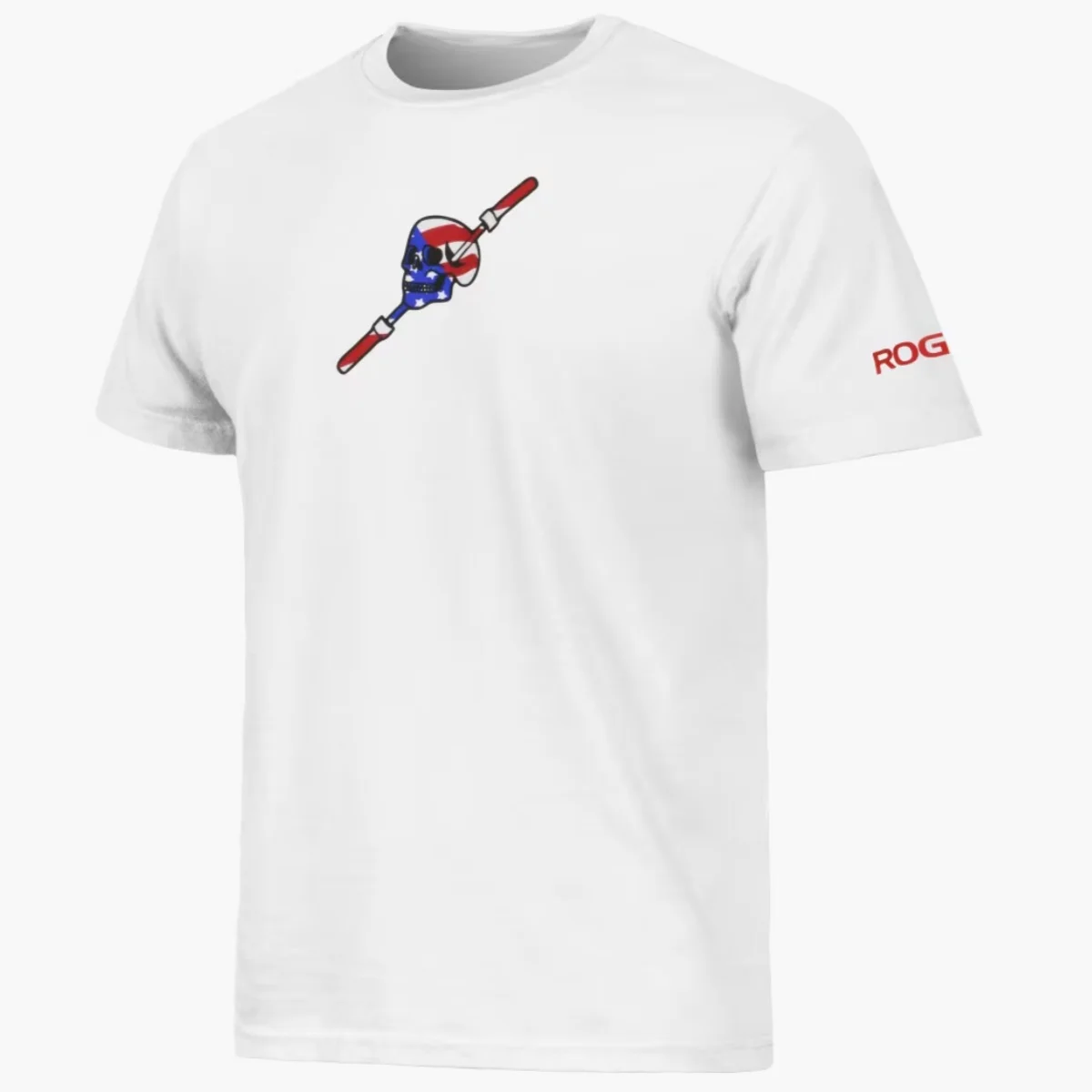 Barbell Skull T-Shirt GYM Graphic Cotton Tee Printing High-end Luxury Unisex Style Both of Men and Women