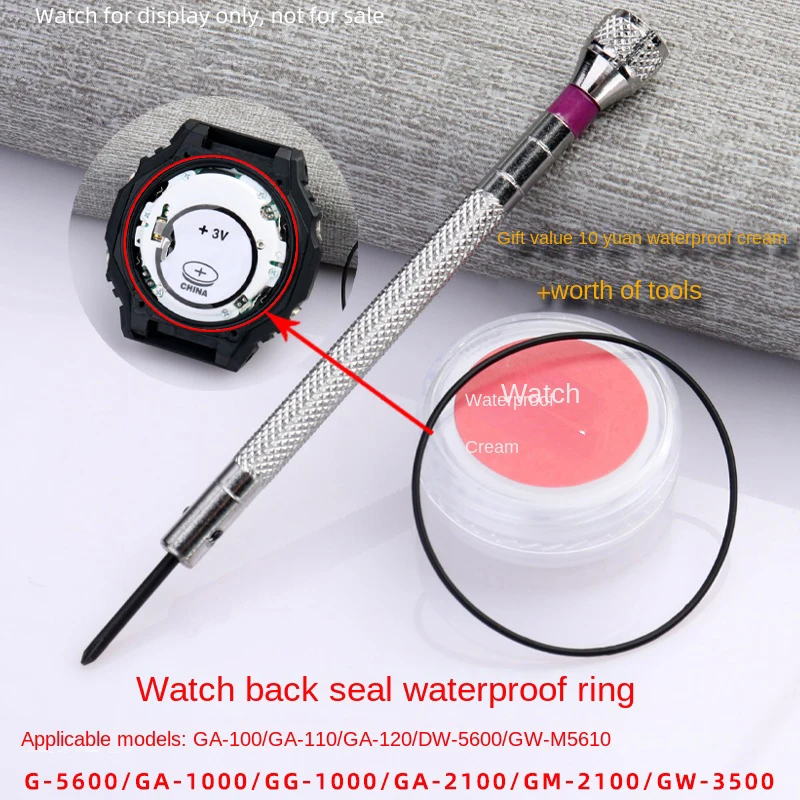 GA100 GA110 GA120 Waterproof Ring Dust Ring For Casio G-SHOCK O ring GA-100 GA-110 GA-120 Gasket Rear Cover Sealing Ring