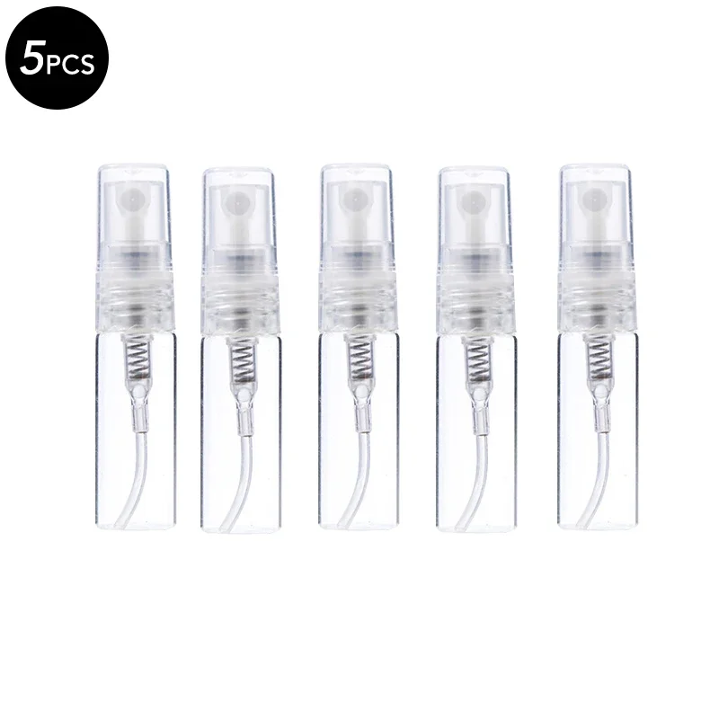 5/10 Stuks 3 Ml 5 Ml 10 Ml Clear Mini Parfum Glazen Fles Lege Cosmetica Fles Monster reageerbuis Dunne Glazen Flesjes