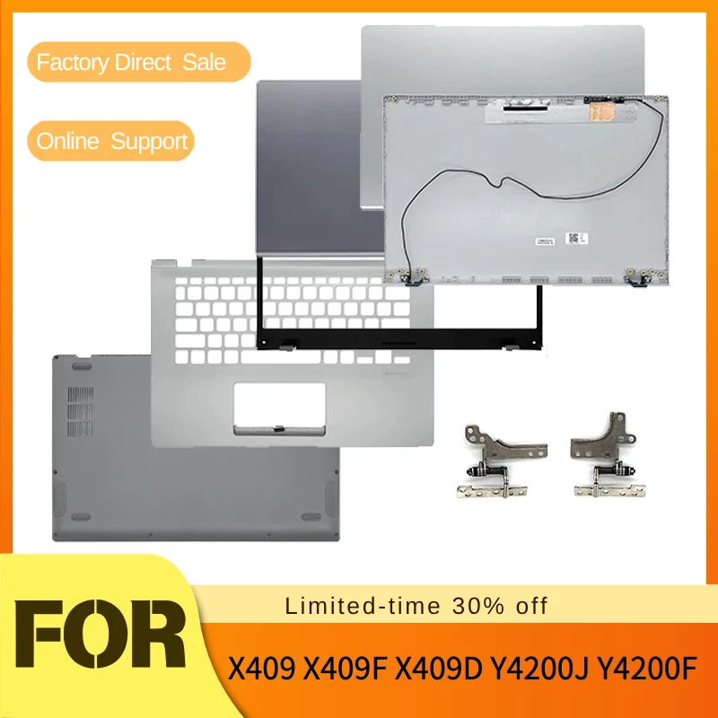 NEWFor ASUS X409 X409F X409D Y4200J Y4200F  LCD Back Cover / Front Bezel / Palmrest / Bottom Case