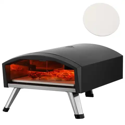 12 Inch Portable Outdoor Pizza Oven Gas Foldable Iron for camping