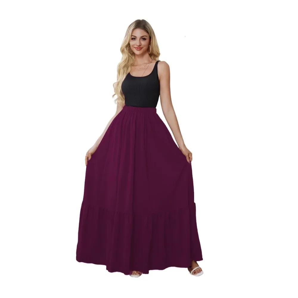 European and American sexy and fashionable women's casual loose two-color splicing A-list women's dress