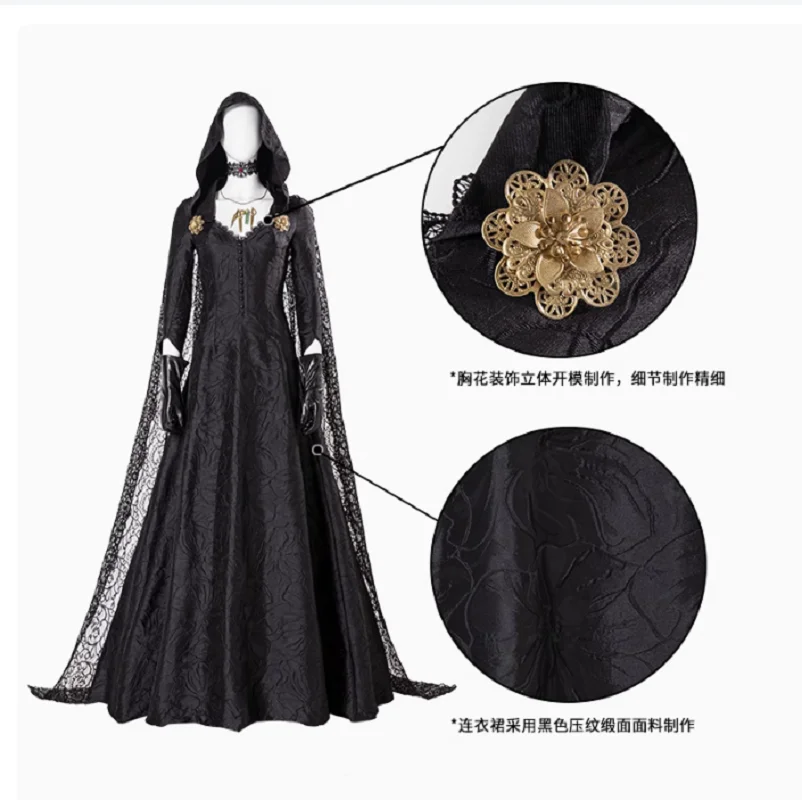 Hot selling village cosplay clothing, Berati Mitrescu moth female cosplay clothing, customized for women