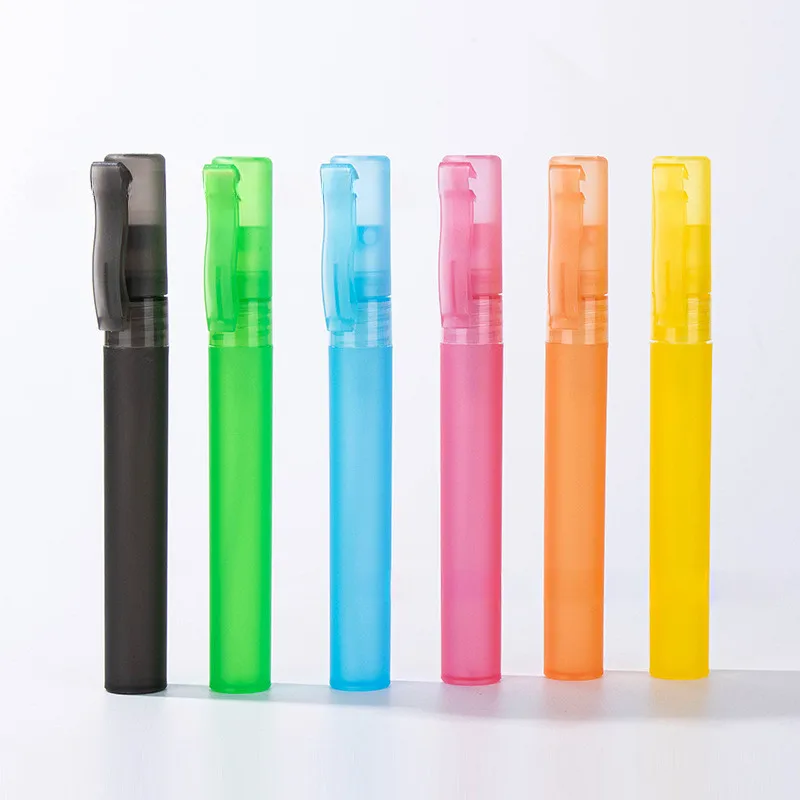5/1 PCS 10ml Portable Plastic Separate Bottle Spray Bottle Pen Holder Spray Subpackage Spray Bottle Sub-bottling Skin Care Tool