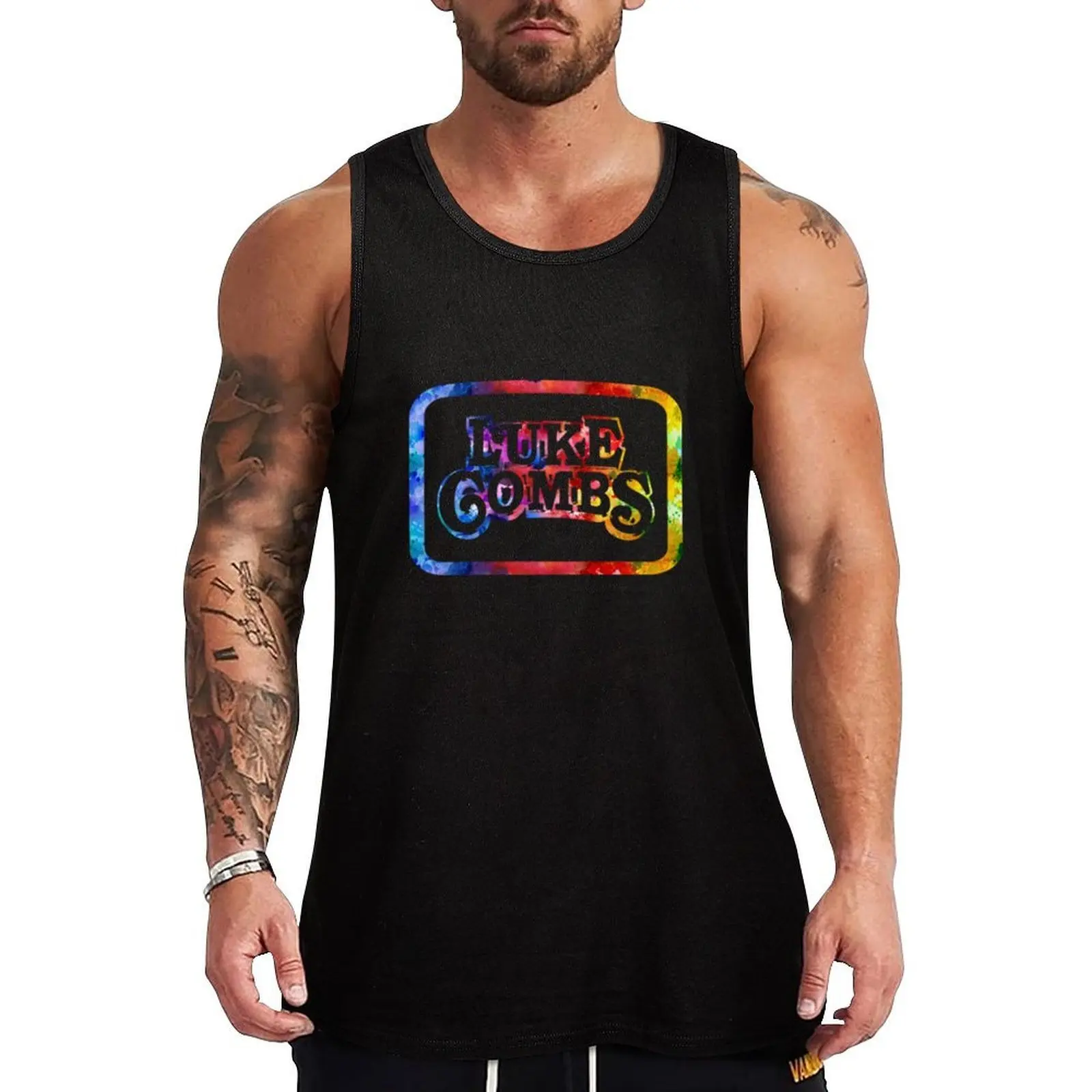 

Colorfull of Luke 2 Tank Top men clothes anime muscle t-shirt