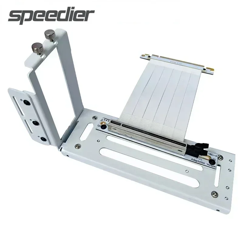 

Vertical GPU Mount Bracket Graphics Cards Holder 2 Slots GPU Video Card Rack Durable Metal Support DIY Desktop Computer ATX Case