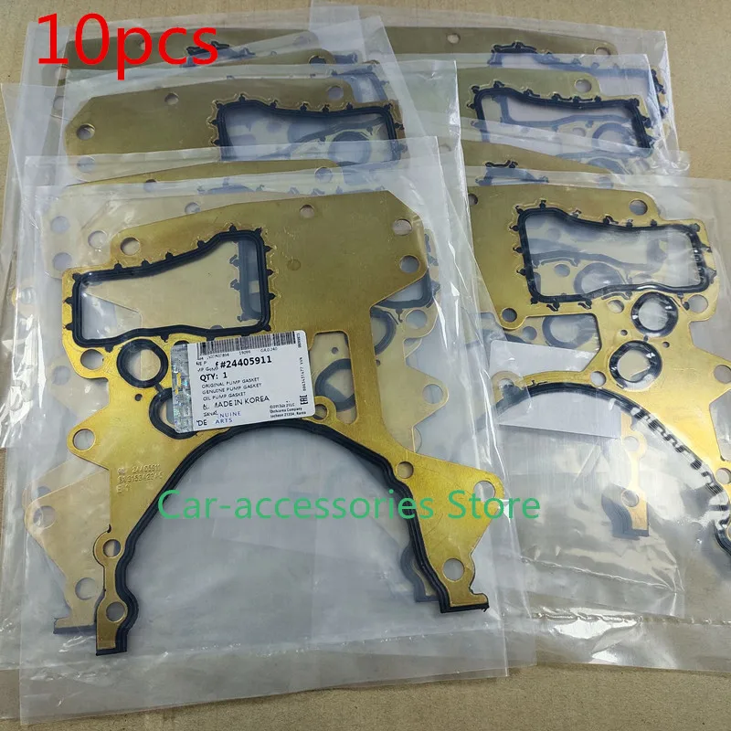 

10PCS Engine Timing Cover Gasket For Chevolet Cruze Sonic Pontiac G3 Wave Vauxhall Opel Insignia Zafira NO: 24405911