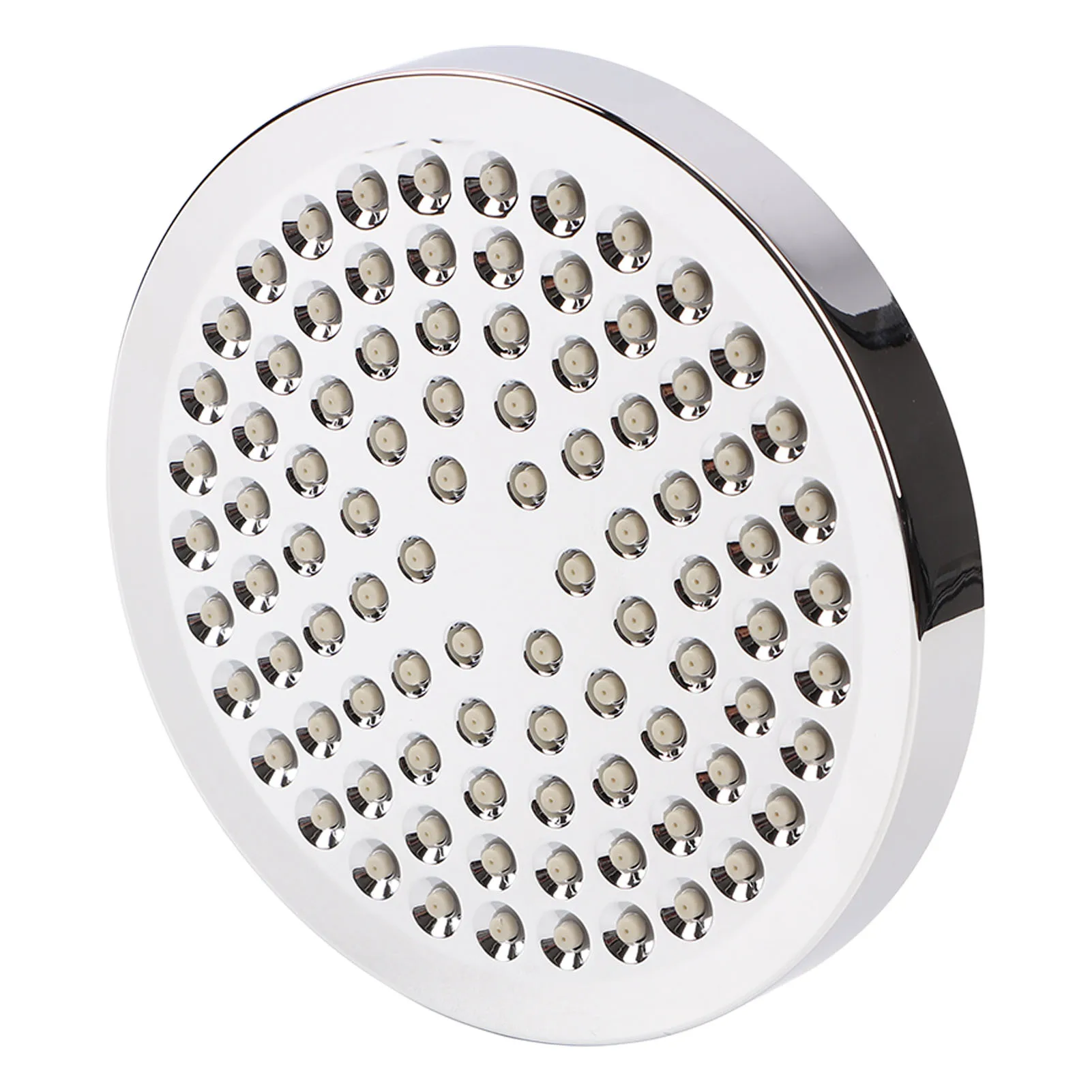 Shower Head Wide Spray Range  Rustproof 6 Inches High Pressure Showerhead with Chrome Plated Finish for Home Bathroom