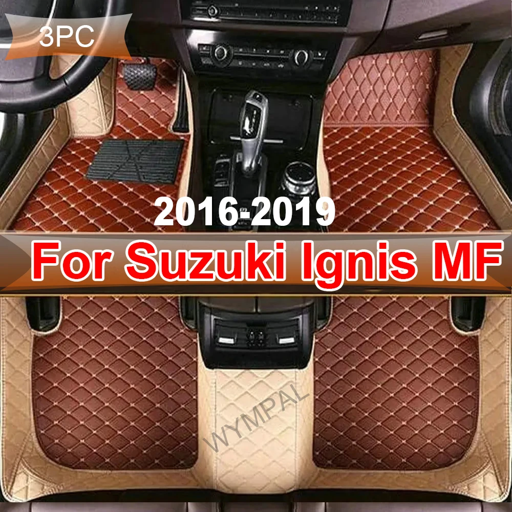 

Автомобильные коврики для Suzuki Ignis MF 2016 2017 2018 2019, кожаный напольный коврик, прочные коврики, коврик, набор автомобильных аксессуаров, детали интерьера