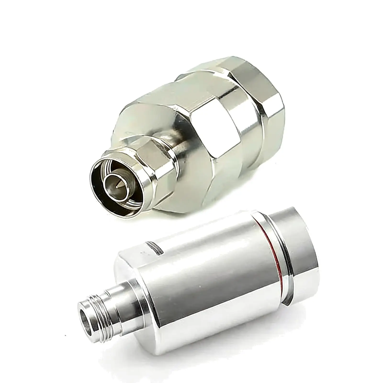 N Male Female Connector 7/8 Coaxial Cable, Straight 50 Ohm Waterproof, DC-11GHz for Communication Equipment Test