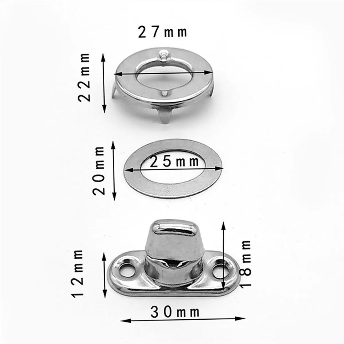 *A* 20 Sets Marine Grade Twist Lock Fasteners Turn Button Eyelet and Stud, for Canvas Fastener Turn Buttons