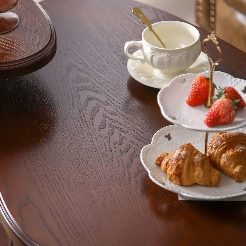 Solid wood carving flower coffee table small tea table living room sofa side several special-shaped corners