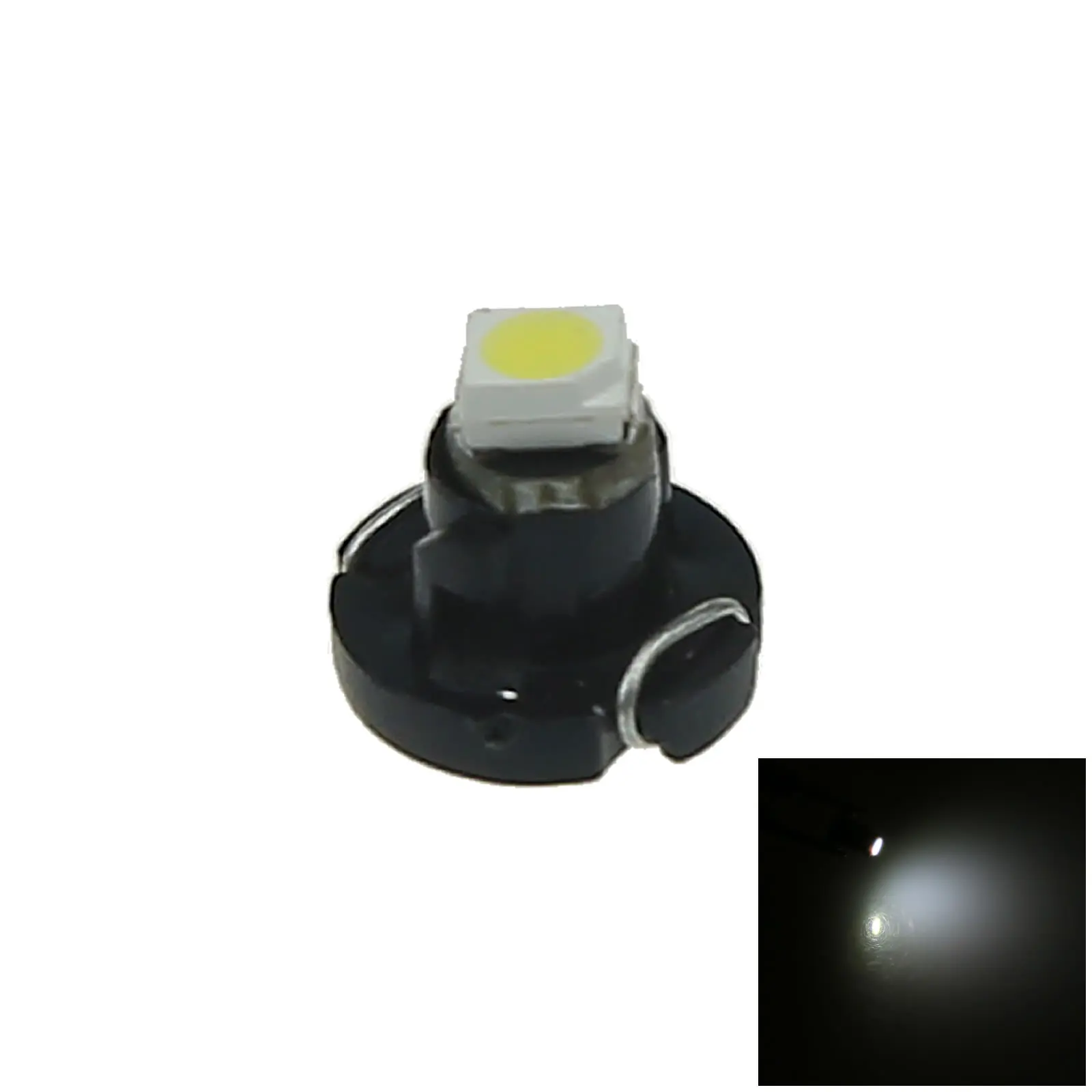 1x White Car T4.2 Light NEO Dash Twist Socket HVAC Panel Blub 1 Emitters 1210 SMD LED 79674-S3N-941 N101-W