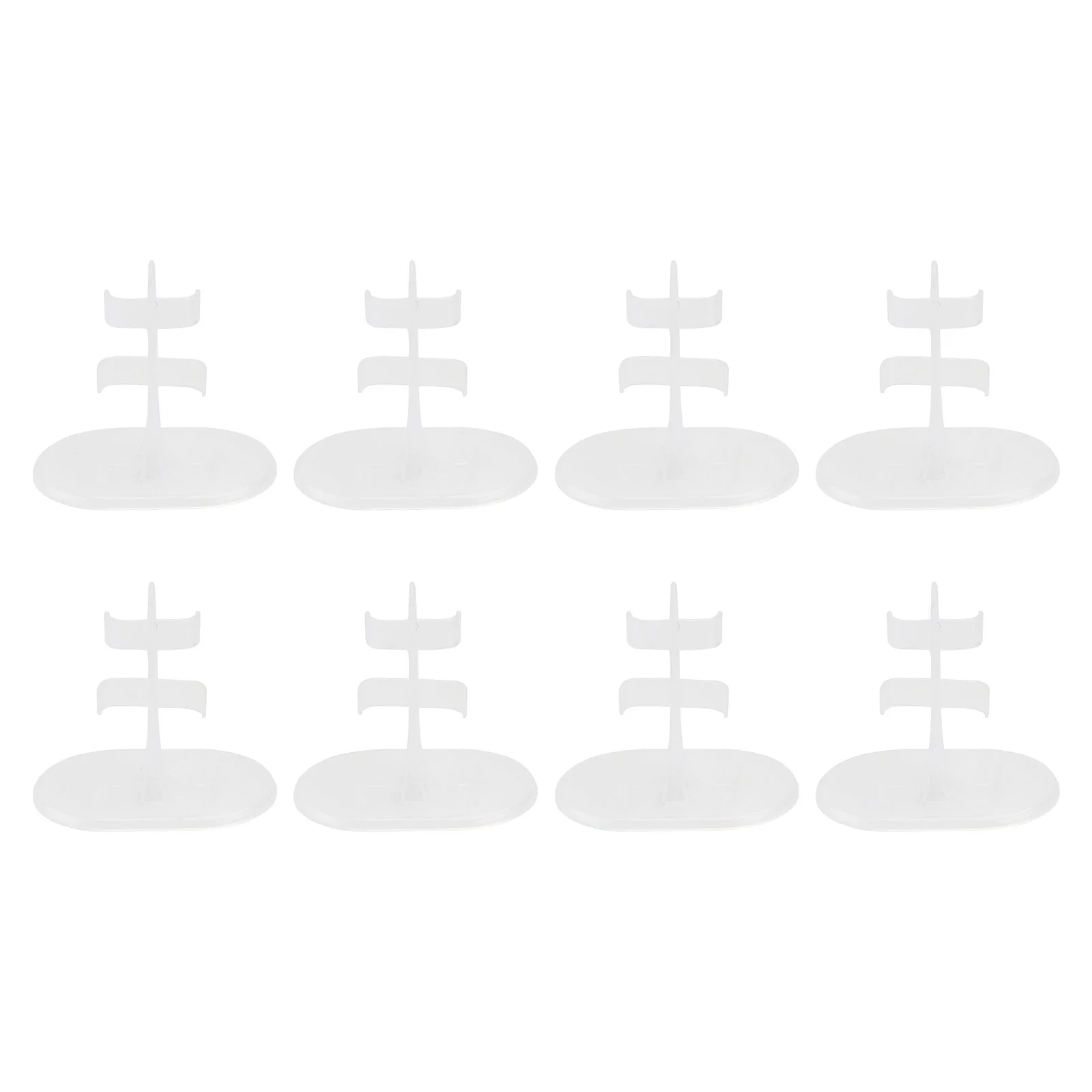 8 Pcs Foot Support Mini Model Rack Clothes Stand Dress Bracket Display Holder Clothing