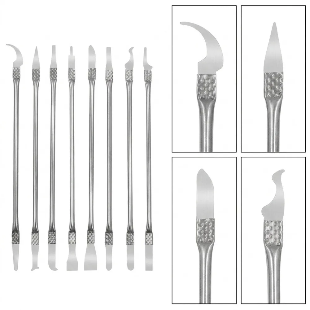 Quality Useful Durable New Practical Metal Spudger Repair Tools Non-slip Wrecking Bars 168 Mm 8Pcs/Set Crowbar