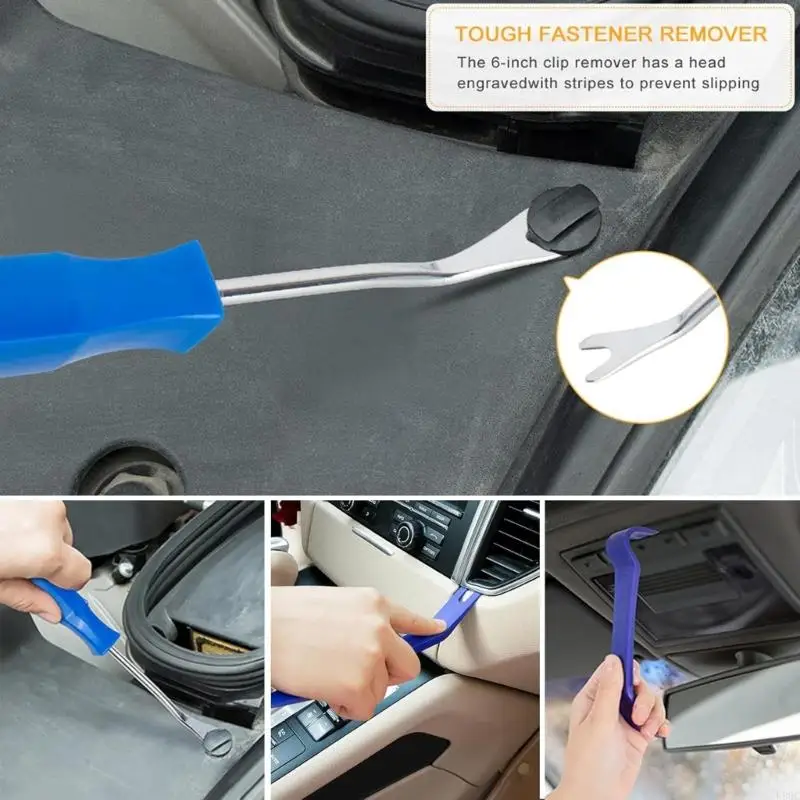 Pack of 6 Professional Car Interior Clip Removal Tool for Sound Repair Door Panel New