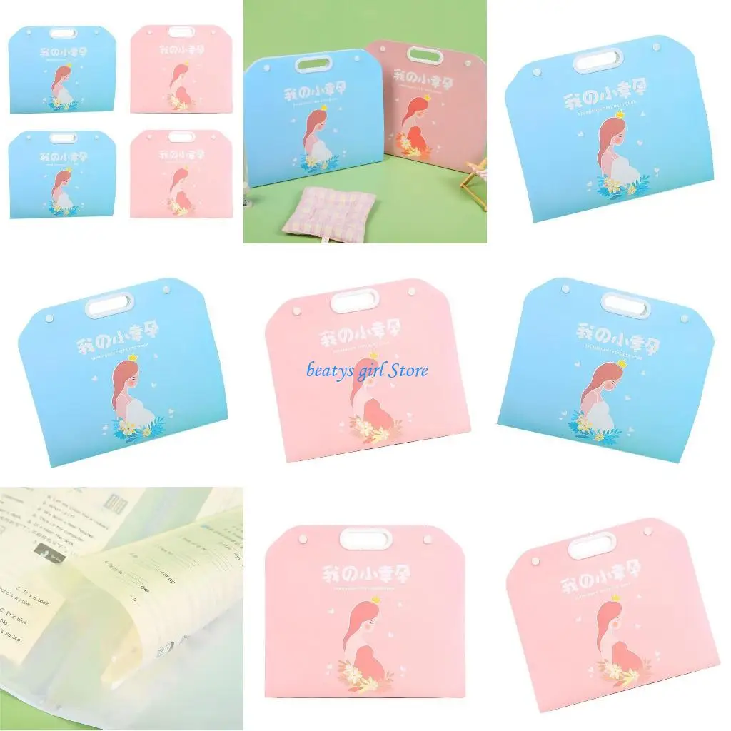 

C7AB 40/60 Pages File Folder Pregnant Report Document Organizers for Expecting Mother