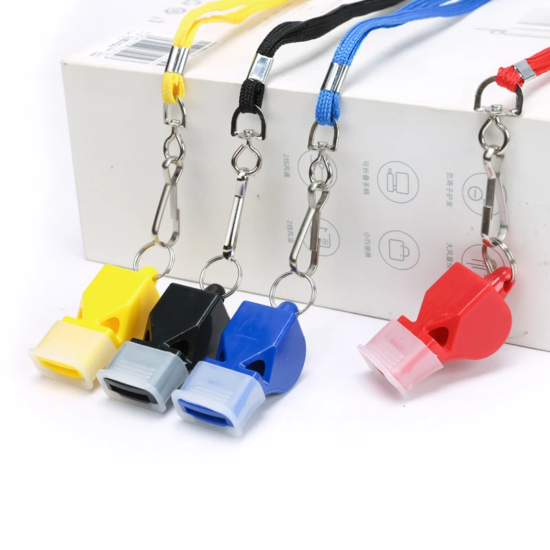 4pcs School Company Game Tools Football Basketball Running Sports Training Referee Coach Plastic Whistle
