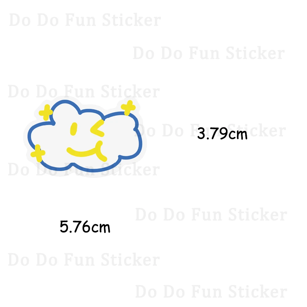 60PCS Cute Cartoon Colorful Small Items PET Sticker Waterproof Oil proof Transparent Ins Style DIY Scrapbook Water Cup Laptop